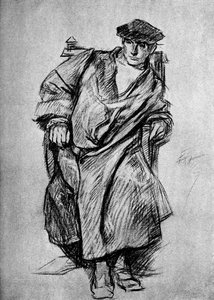 Studie pro šaty, dvůr Jindřicha VIII., 1899 od Unbekannt