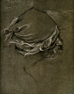 Studie pro The Sea Maiden, Herbert J Draper, 1899 od Unbekannt