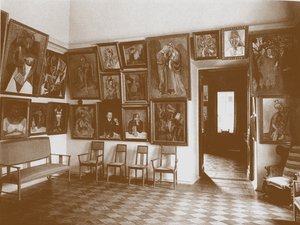 Studie známá jako Picassova místnost v Shchukinsově domě od Unbekannt