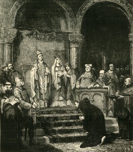 Podání Jindřicha IV. V Canossa, 1077, 1890. od Unbekannt