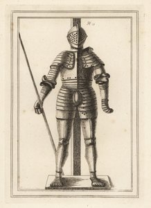 Brnění vyrobené pro krále Jindřicha VIII. ve věku 18 let v Tower of London od Unbekannt