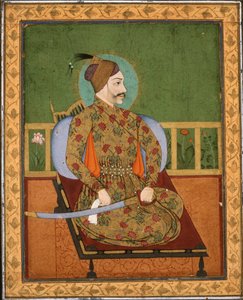 Sultan Abdullah Qutubshah z Golconda, c1640 od Unbekannt