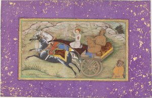 Sultan Salim v kočáru, ca. 1603. od Unbekannt