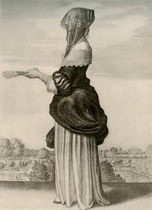 Léto - Obvyklé letní šaty anglické dámy, vláda Karla I., c1620-1640, 1937. od Unbekannt