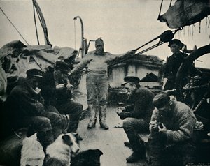 Nedělní odpoledne na palubě, 1895, 1897 od Unbekannt