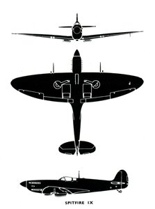 Supermarine Spitfire Mk IX, 1941 od Unbekannt