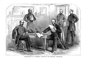 Vzdání se generála Johnstona generálu Shermanovi, 26. dubna 1865, 1872 od Unbekannt