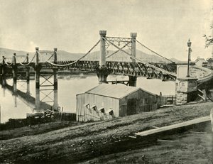 Visutý most, přes Fitzroy, 1901. od Unbekannt