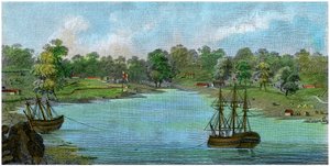 Sydney Cove, Nový Jižní Wales, Austrálie, 20. srpna 1788 c1885 od Unbekannt