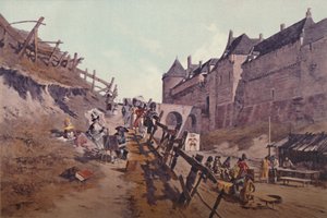 Cílová praxe Dieppe 1795, 1896 od Unbekannt