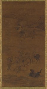 Tatarští jezdci, dynastie Ming, 1368-1644. od Unbekannt