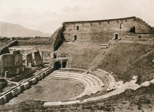 Tragické divadlo, Pompeje, Itálie, 1900 od Unbekannt