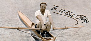Ted Phelps, mistr světa v profesionálním scullingu, 1935 od Unbekannt