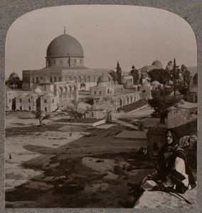 Chrámová ohrada, Jeruzalém, c1900 od Unbekannt