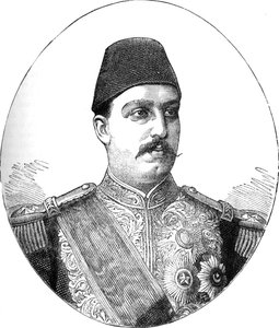 Tewfik, Khedive of Egypt, c1882 od Unbekannt