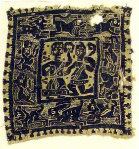 Textilní fragment, koptština, počátek 6. století. od Unbekannt