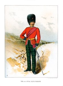 21st Royal Scots Fusiliers, c1890 od Unbekannt