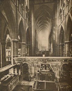 The Abbeys Grand Interior: Looking West from the Chapel of the Confessor, c1935. od Unbekannt