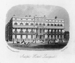Hotel Adelphi, Liverpool, Merseyside, 1864 od Unbekannt