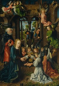 Klanění Ježíše Krista, možná 1496-1502. od Unbekannt