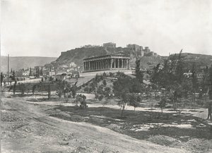 Agora a Akropole, Atény, Řecko, 1895. od Unbekannt
