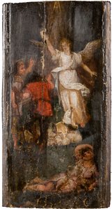 Anděl zjevující se pastýřům, 1500-1600. od Unbekannt