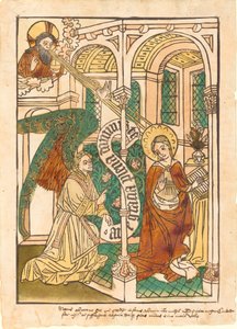 Zvěstování, c. 14501470. od Unbekannt