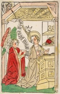 Zvěstování, ca. 1460-70. od Unbekannt