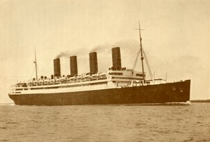 Aquitania Cunard Line, 45 647 tun, c1930. od Unbekannt