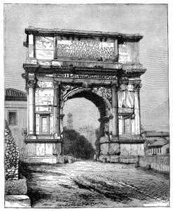 Titův oblouk, Řím, Itálie, 1882 od Unbekannt