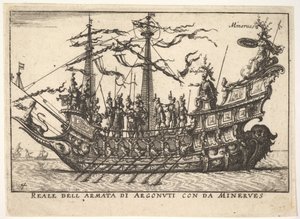 Argonauti vedení Minervou Reale dell army di Argonuti s da Minerves, ze ser ..., 1664. od Unbekannt
