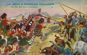 Argyll & Sutherland Highlanders. Tenká červená linie u Balaclavy, 1854, 1939 od Unbekannt