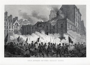 Útok na královský palác, 1882 od Unbekannt