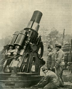 Rakouská 12palcová obléhací houfnice, 1914-1918, c1920. od Unbekannt