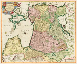 Baltské moře Z: Nova Tabula, 1705 od Unbekannt