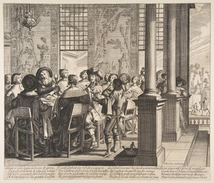 Banket pro návrat marnotratného syna, ca. 1636. od Unbekannt
