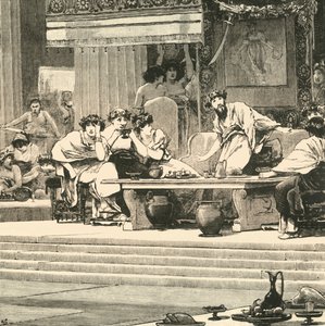 Damoklova hostina, 1890. od Unbekannt