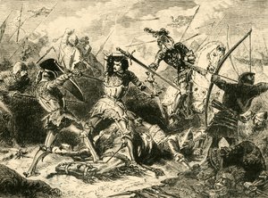 Bitva u Agincourtu, 1415, 1890. od Unbekannt