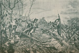 Bitva u Jemmapes, poblíž Mons, Belgie, 6. listopadu 1792, 1896 od Unbekannt