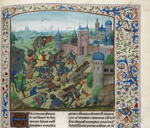 Bitva u Nicopolis dne 25. září 1396, asi 1470-1475. od Unbekannt