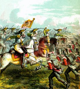 Bitva u Waterloo, 1815, 50. léta 19. století od Unbekannt