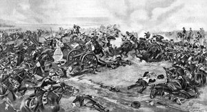 Bitva u Waterloo, vybojovaná 18. června 1815, 1910 od Unbekannt