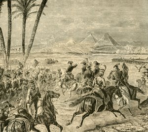 Bitva u pyramid, 1798, 1890. od Unbekannt