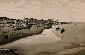 Pláž, Yarmouth, c1880. od Unbekannt