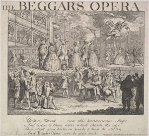 Žebrácká opera, 1728. od Unbekannt