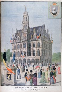 Belgický pavilon na Světové výstavě v roce 1900, Paříž, 1900 od Unbekannt