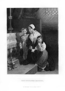 Pozůstalá matka, 1872 od Unbekannt
