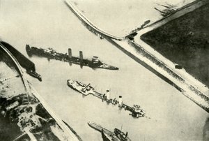 Blokování přístavu Zeebrugge, 1919. od Unbekannt