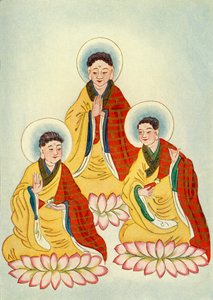 „Budhistická triáda“, 1922. od Unbekannt