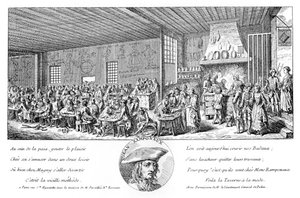 Kabaret z Ramponneau, 1885 od Unbekannt